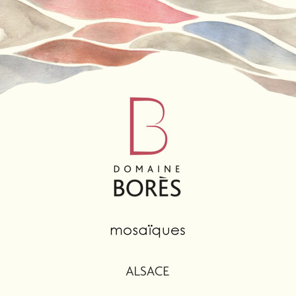étiquette_Mosaique assemblage intemporel Domaine Borès Reichsfeld