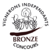 Médaille de BRONZE Vignerons indépendants Domaine Borès Vin Alsace Reichsfeld